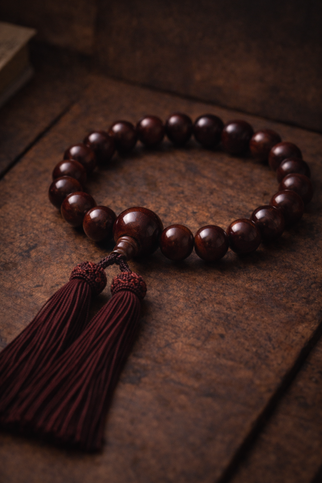 黒翡翠 念珠ブレス ― 静玄（せいげん）