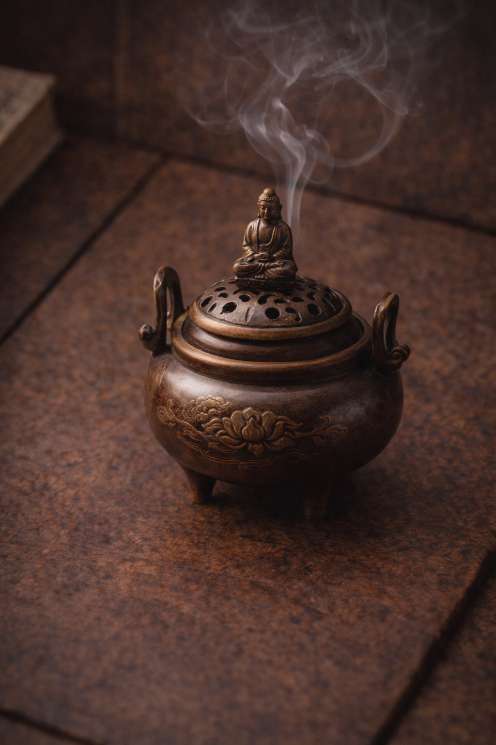 小型青銅香炉 ― 禅霞（ぜんか）